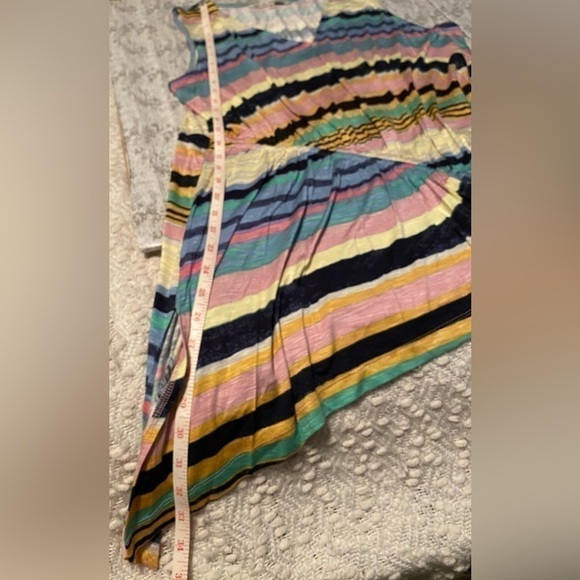 NWOT RACHEL RACHEL ROY Striped Asymmetrical Shirt Tank Top Plus Size 3X - Picture 9 of 9